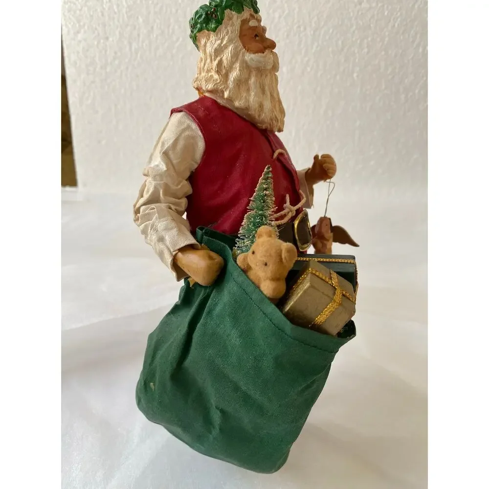 Possible Dreams Clothtique Santa figurine, likely from the Christmas Traditions